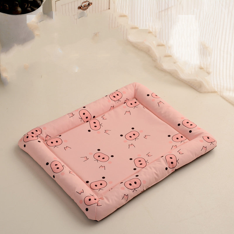 Dog Mats, Sleeping Mats Round Kennels Four Seasons Waterproof Non-Hairy Pet Supplies Summer Cat Litter Mats For Sleeping