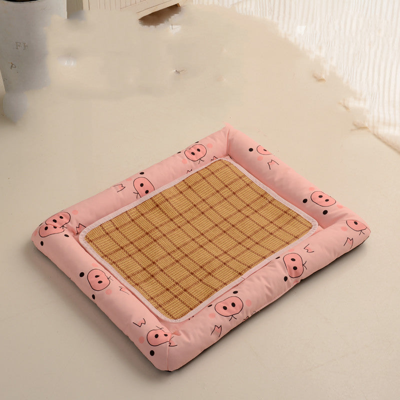 Dog Mats, Sleeping Mats Round Kennels Four Seasons Waterproof Non-Hairy Pet Supplies Summer Cat Litter Mats For Sleeping