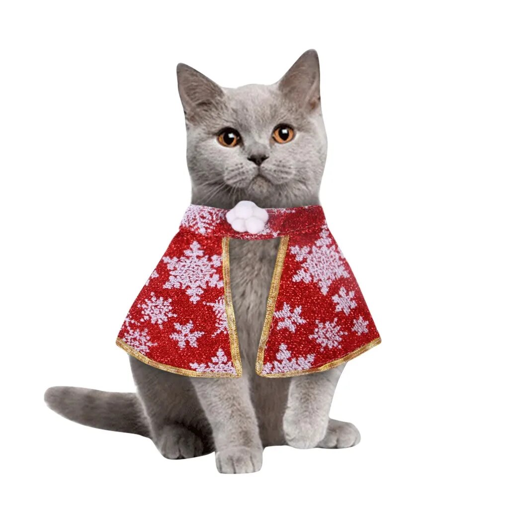 Cat Dog Christmas Cosplay Clothing Funny Dress Up Pet Accessories Pet's Lovely Winter Jackets Outfits