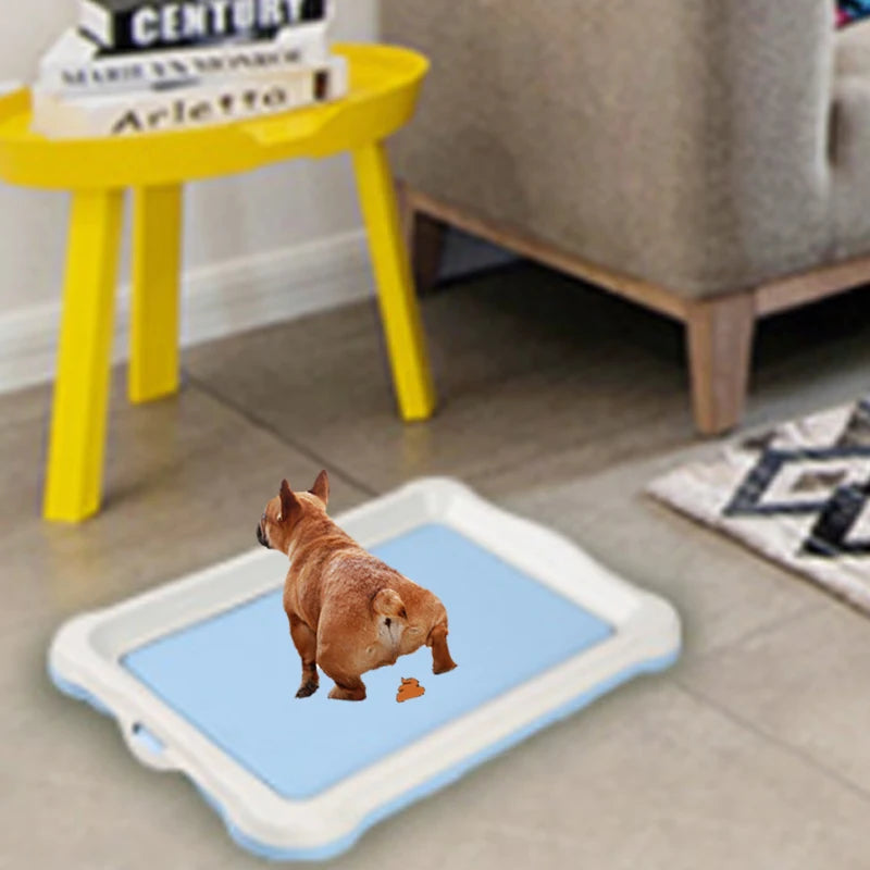 Portable Removable Dog Training Toilet Tray Indoor Puppy Cat Litter Box Pet Protect Floor Pad Pottys Dog Stuff Supplies Puppy