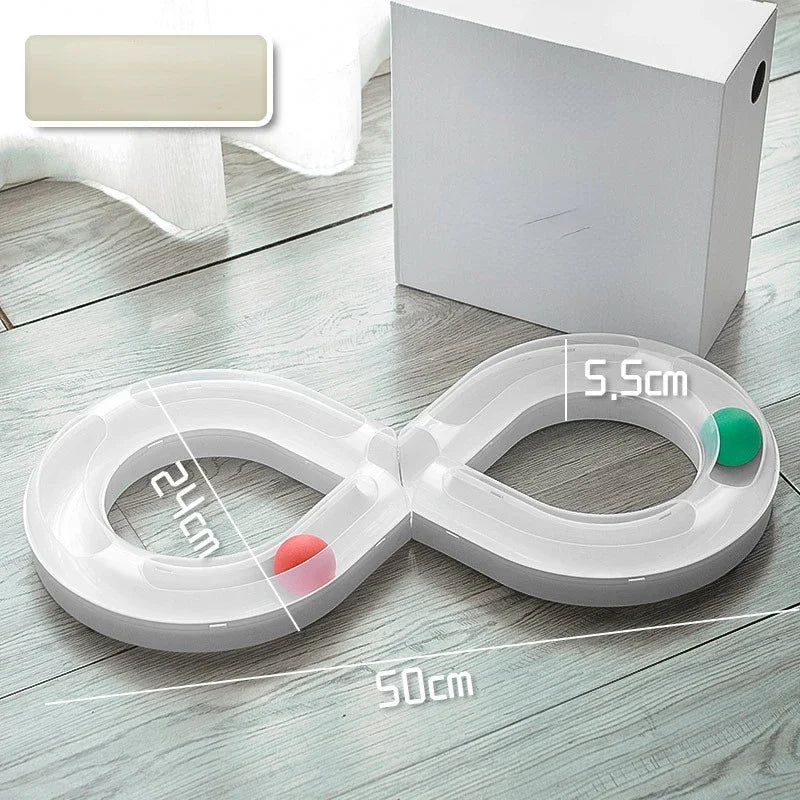 Household Cat Toy Turntable Cat Teasing Set Small Cat Tunnel Sports Stick Supplies Practice Focus Meet Nature Pet turntable