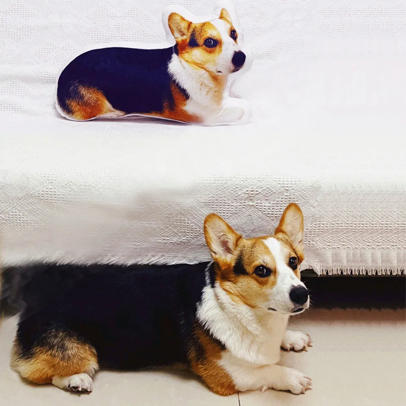 Pet Custom Pillow Photo DIY Cushion Toys Dolls Stuffed Animal Custom Dog Cat Picture Cushion Christmas Personalized