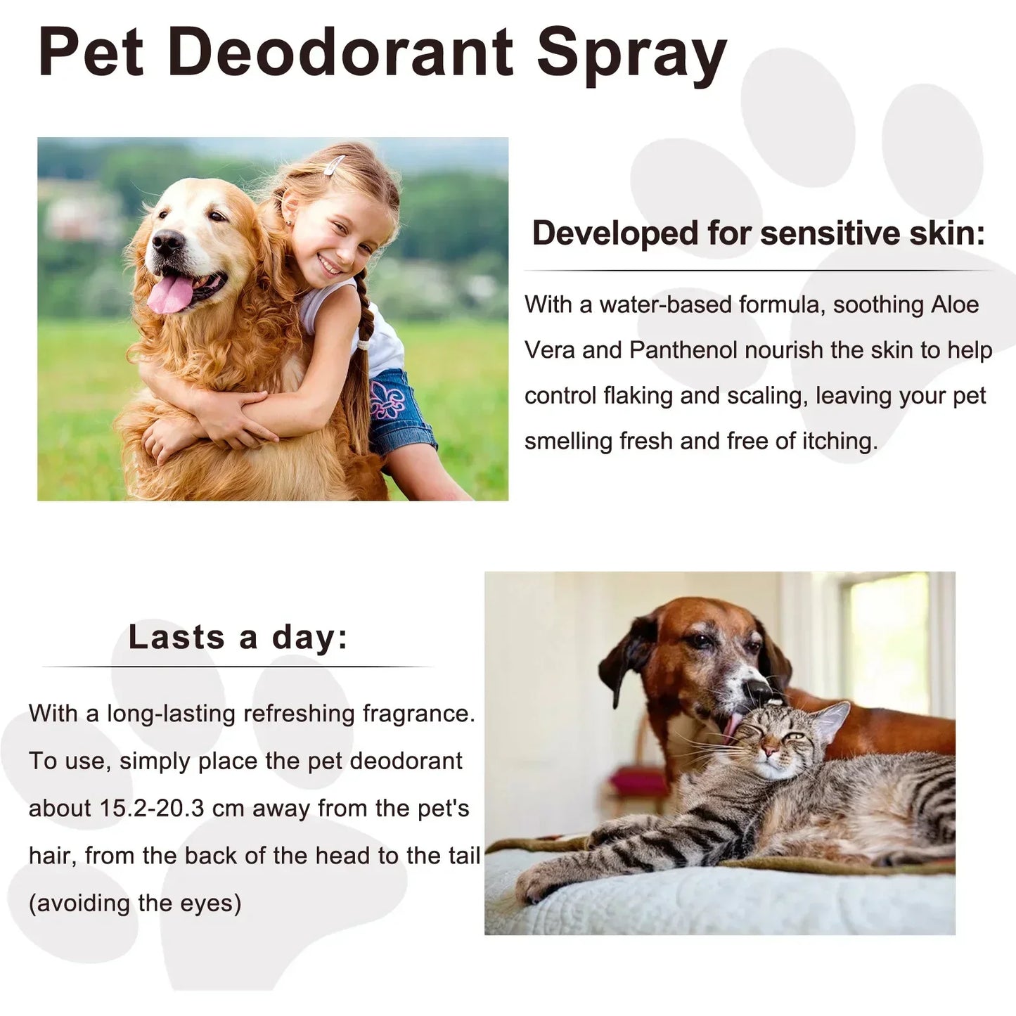 Pet Deodorization Spray 50ml Dog Perfume Lavender Oil Deodorization Spray Anti Itching Fragrant Pet Cat and Dog Beauty Care