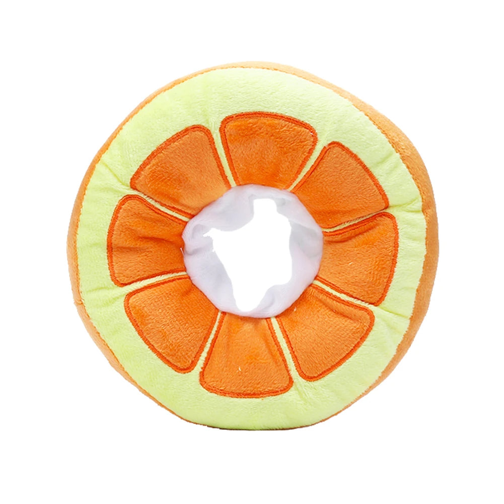 Cat Small Dog Recovery Collar Adjustable Pet Collar Wound Healing Protective Cone Cute Fruit Neck Cone After Surgery