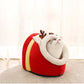 Warm Cotton Christmas Igloo Pet Nest Mat