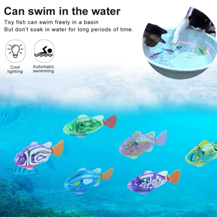 Luminous Electric Swimming Fish Toy Electronic Pet Fish Robot Fish Baby Bath Toy - Go Bagheera