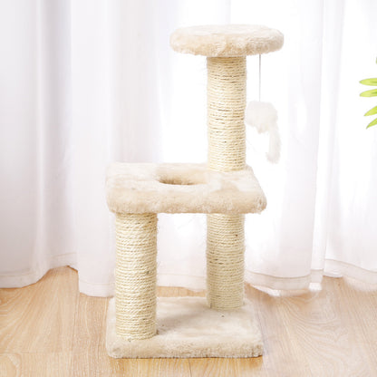 Explosive Cat Climbing Frame, Small Cat Tree, Cat Toy, Sisal Cat Jumping Platform, Cat Supplies, Cat Scratching Post, Pet Supplies