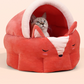 Funny Fox Shape Pet Cat Bed House Cozy Dog Cat Mat Bed Warm Durable Portable Pet Basket Kennel Dog Cushion Cat Supplies