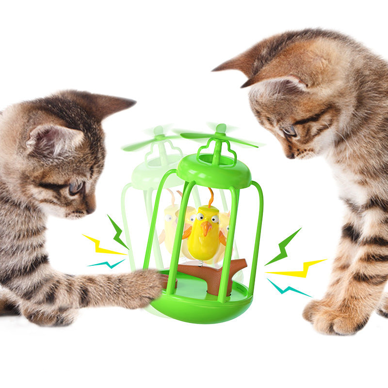 Sound Bird Cage Pet Supplies New Funny Cat Tumbler Cat Toy