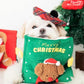 Christmas Cute Cloth Dog Hide Food Book Pet Toys