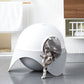 Litter Box Fully Enclosed Snow House Cat Toilet Large UFO Litter Box