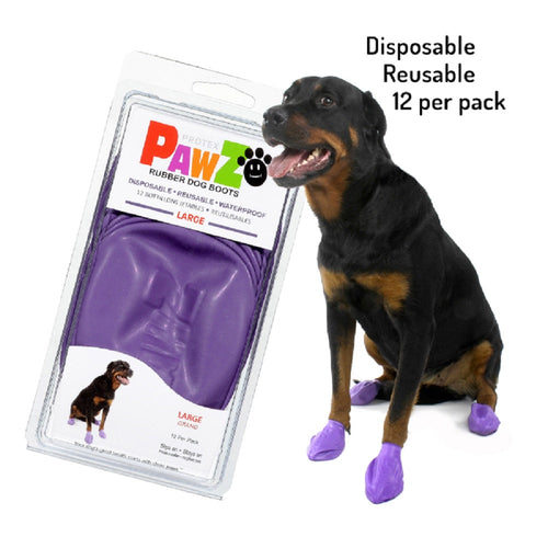 Pawz Disposable Rubber Dog Boots