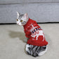 Dog Cat Sweater Pet Christmas Knitting High Collar Clothes