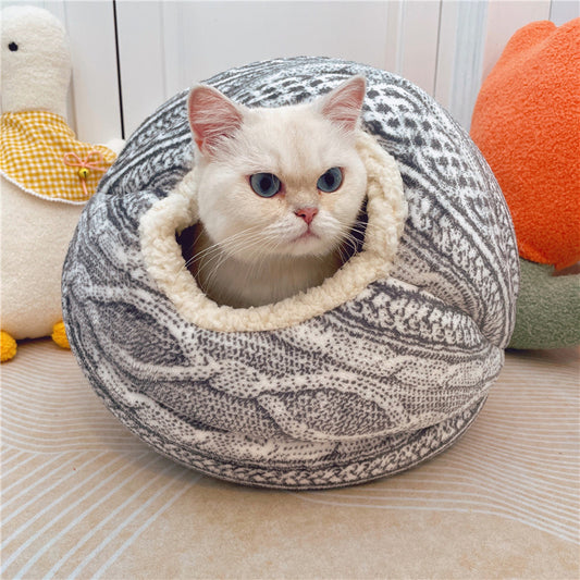 Woven Wool Ball Cat Nest Pet Nest