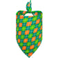 Pet Accessories St. Patrick's Day Pet Slobber Shamrock Pet Triangle Scarf Clover Dog Scarf