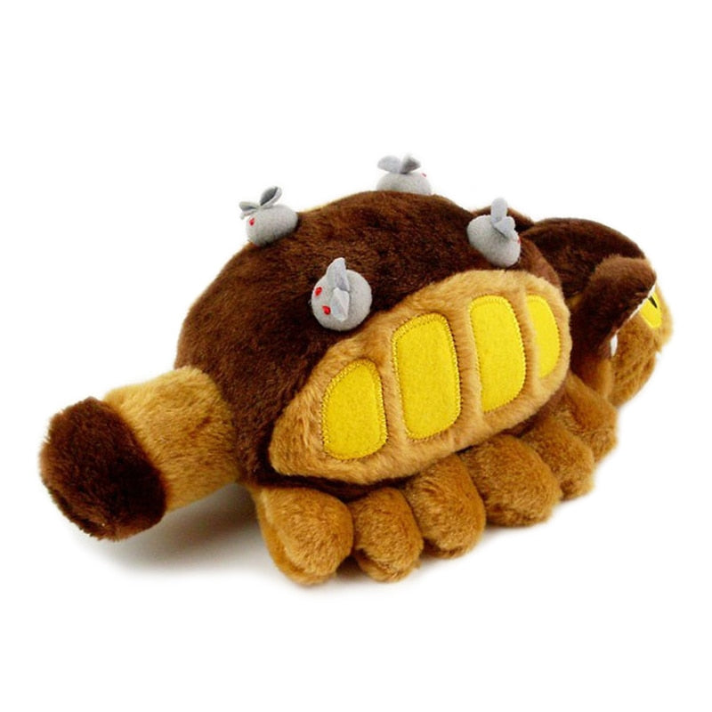 Studio Ghibli My Neighbor Totoro Fluffy Cat bus Toys Stuffed Soft Plush toy Animal Children birthday Xmas Gift