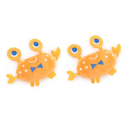 2PCS Lobster Plush Squeaky Dog Toy Cartoon Crab Puppy Pet Toy Soft Mini Pet Supplies For Cat - Go Bagheera