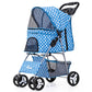 Portable Folding Pet Cart, Cat, Dog, Dog, Four Wheel Cart, Pet Out Cart, Teddy Cart, Cat Cart