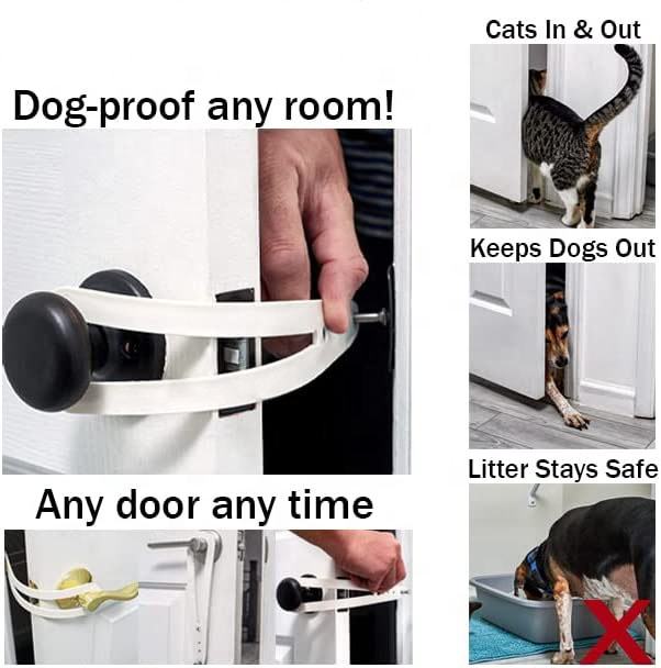 Pet Cat Door Holder Latch Cat Elastic Door Lock Preventing Dogs From Entering - Go Bagheera