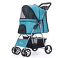 Portable Folding Pet Cart, Cat, Dog, Dog, Four Wheel Cart, Pet Out Cart, Teddy Cart, Cat Cart