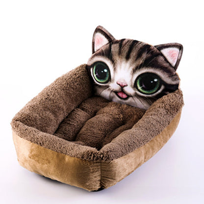 3D Cartoon Shape Dog House Warm Cat House Pet House Dog Mattress Pet Supplies