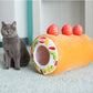 Cake roll cat litter