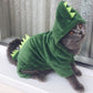 Pet Cat Clothes Funny Dinosaur Costumes Coat Winter Warm Fleece Cat Clothing For Small Cats Kitten Hoodie Puppy Dog Clothes