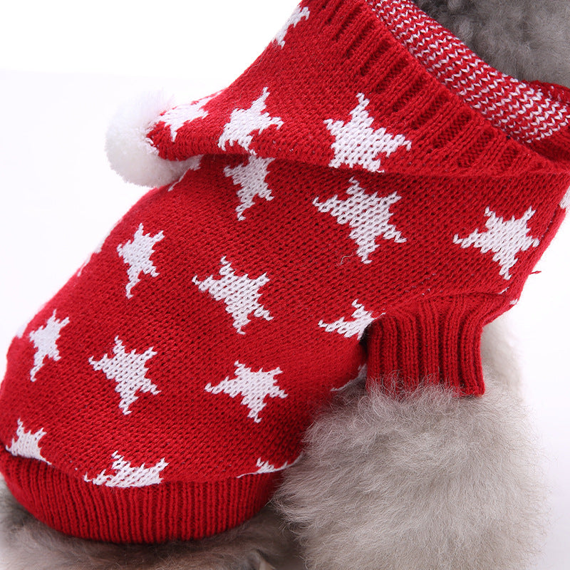 Dog Clothes Christmas Sweater Halloween Pet Clothes Sweater Dog Sweater