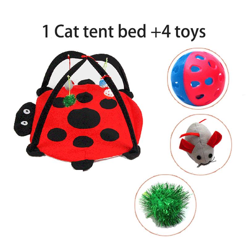 Pet Cat Bed Cat Play Tent Toys Mobile Activity Playing Bed - Go Bagheera