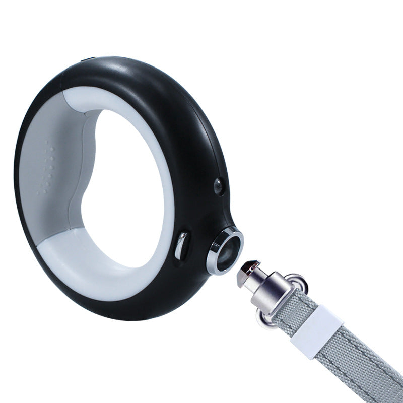 New Dog Leash LED Retractable Dog Leash Dog Chain Medium And Large Dog Pet Leash Colorful Light - Go Bagheera