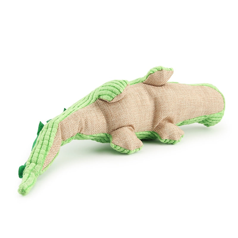 Green Dog Toys Plush Soft Cat Chew Squeaker Pet Toy For Interactive Bite Sound Toys Chihuahua Puppy Toys