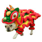 Funny Pet Cat Dog Costume Clothes Chinese Lion Dance Suit For French Bulldog Small Medium Dogs Corgi New Year Dress Up Apparel