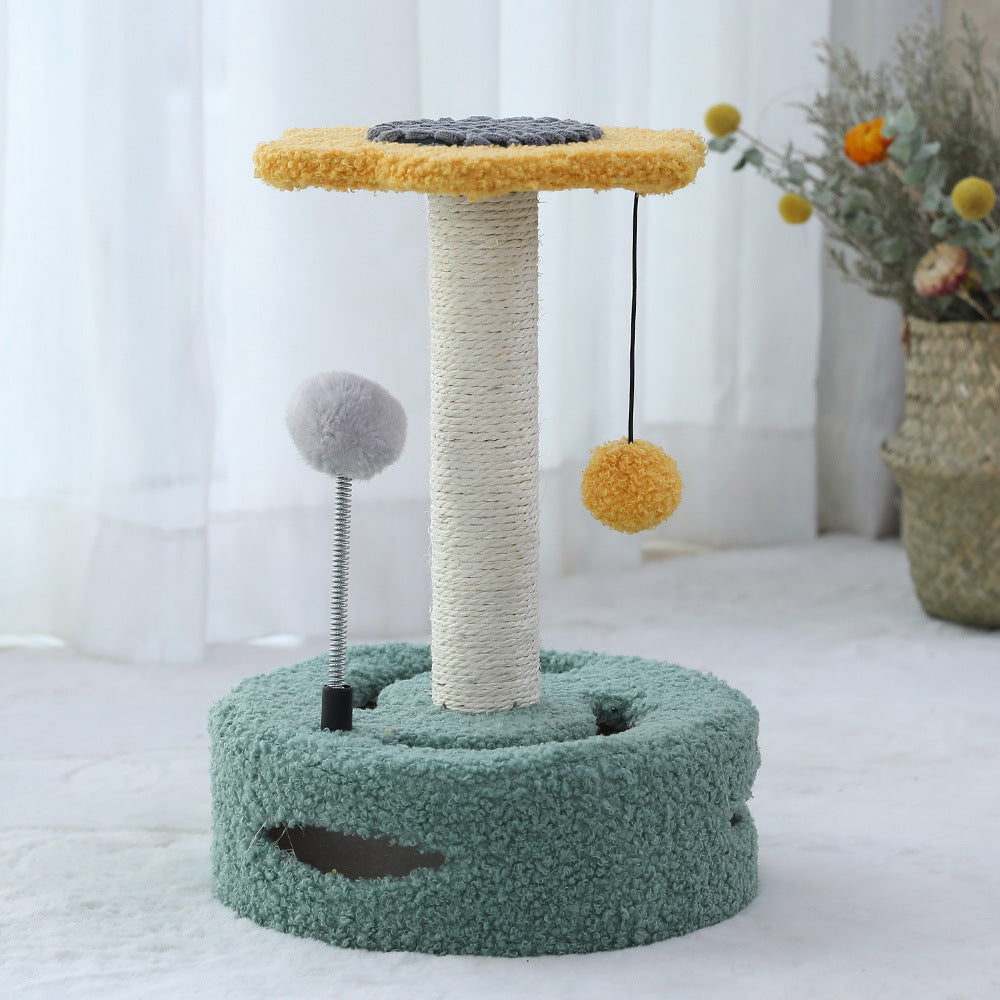 Funny Cat Toy Cat Scratching Board Cat Tree Multifunctional Cat Scratching Column Kitten Toy Pet Supplies - Go Bagheera