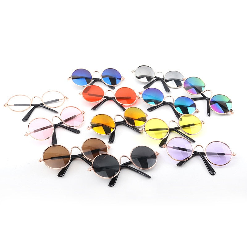 1pc Lovely Pet Cat Glasses Small Dog Glasses Pet Products for Little Dog Cat Eye-Wear Dog Sunglasses Photos Pet Accessories