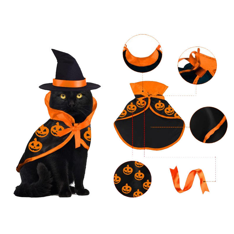 Halloween Pet Cloak Cat Dog Christmas Dressing Transfiguration Pet Superman Cloak