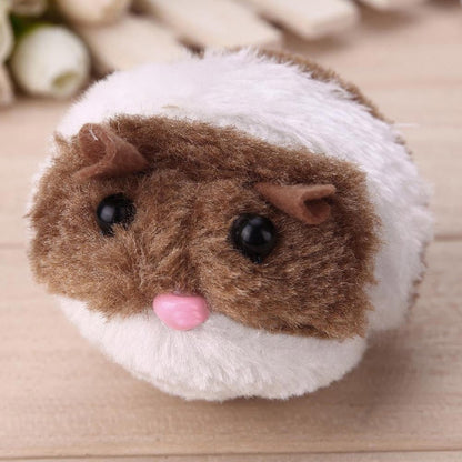 Snailhouse Cute Cat Toys Plush Fur Toy Shake Movement Mouse Pet Kitten Funny Rat Safety Plush Little Mouse Interactive Toy Gift