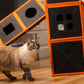 Cardboard Cat House Scratcher Breathable Pet Foldable Cat Toys And House For Cats