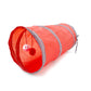 Cat Tunnel Toy Foldable Color Printed Bell Small Channel Single-Layer Ground Rolling Channel