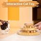 Solid Wood Cat Toy Wooden Turntable Rolling Ball Double Layer Tease Cat Bite Resistant Toy - Go Bagheera