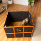 Cardboard Cat House Scratcher Breathable Pet Foldable Cat Toys And House For Cats