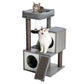 Funny Cats Tree Condo House Scratching Posts for Cats Kitten Wood Multi-Level Tower Toys Jumping Climbing for Cats Fast Shipping