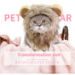 Cute Lion Mane Cat Wig Pet Small Dog Cats Costume Lion Mane Wig Cap Hat for Cat Dogs Fancy Costume Cosplay Toy Pet Supplies