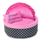 Cat Bed Comfortable Lovely Dot Pet Puppy Kennel Kitten Puppy Sleeping Bed Top Quality House for Cats pet bed luxury