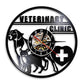 Veterinary Clinic Veterinarian Wall Watch Dogs And Cats Pet Care Animal Hospital Vinyl Record Wall Clock Animal Lovers Vet Gifts