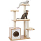 Funny Cats Tree Condo House Scratching Posts for Cats Kitten Wood Multi-Level Tower Toys Jumping Climbing for Cats Fast Shipping