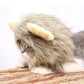 Cute Lion Mane Cat Wig Pet Small Dog Cats Costume Lion Mane Wig Cap Hat for Cat Dogs Fancy Costume Cosplay Toy Pet Supplies