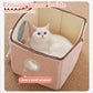 Hoopet Cute Fully Enclosed House For Cats Warmth Winter Pet House Super Soft Sleeping Bed For Puppy Cat House Suppliers