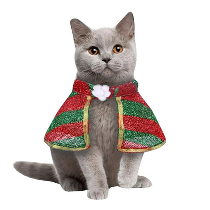 Cat Dog Christmas Cosplay Clothing Funny  Dress Up Pet Accessories  Pet's Lovely   Winter Jackets Outfits