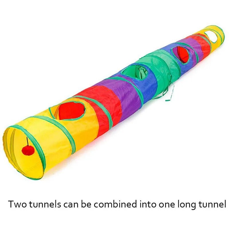 Practical Cat Tunnel Pet Tube Collapsible Play Toy Puppy Toys