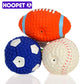 HOOPET Pet Dog Toy Balls Squeak Puppy Toys Interesting Tennis Football Tooth Cleaning Toys for Dogs